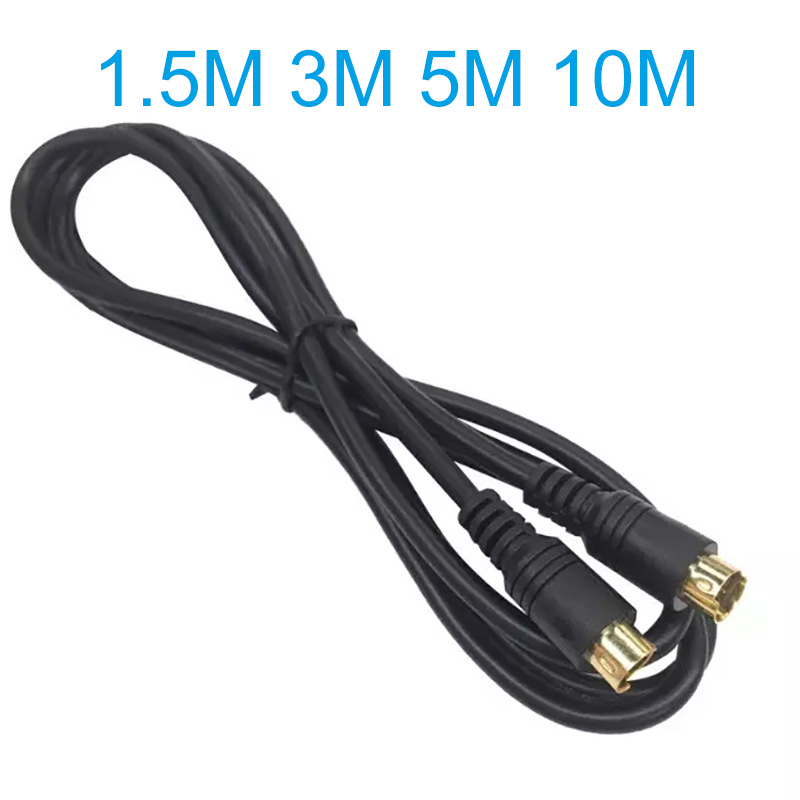 S-Video SVideo Vergulde Kabel 4-pins Din voor Home Theater DSS-ontvangers VCR's DVR's/PVR's DVD-spelers