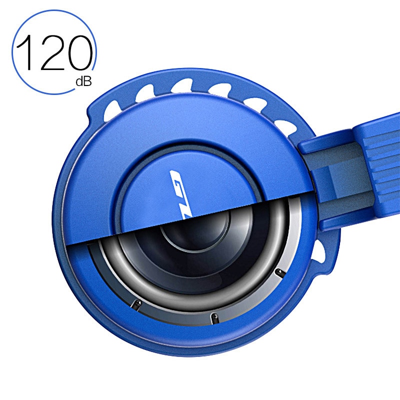 Gub elektrische fietsbel, usb-oplaadbare fietsbel, 120db stuurbelgeluiden, veilig, waterdicht fietsalarm, hoorns, luidspreker