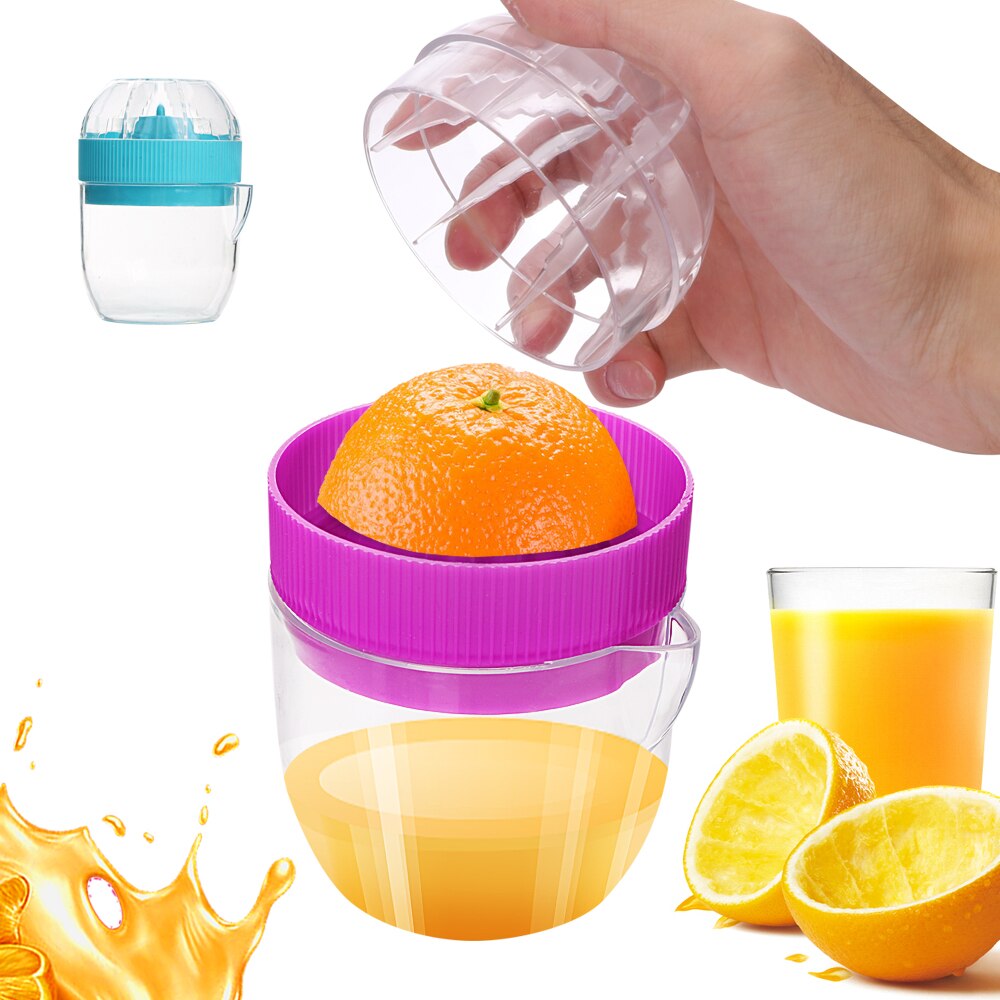 1 Pcs Mini Vruchtensap Cup Oranje Citroensap Squeeze Tool Huishoudelijke Handmatige Juicer Keuken Accessoires Willekeurige Kleur