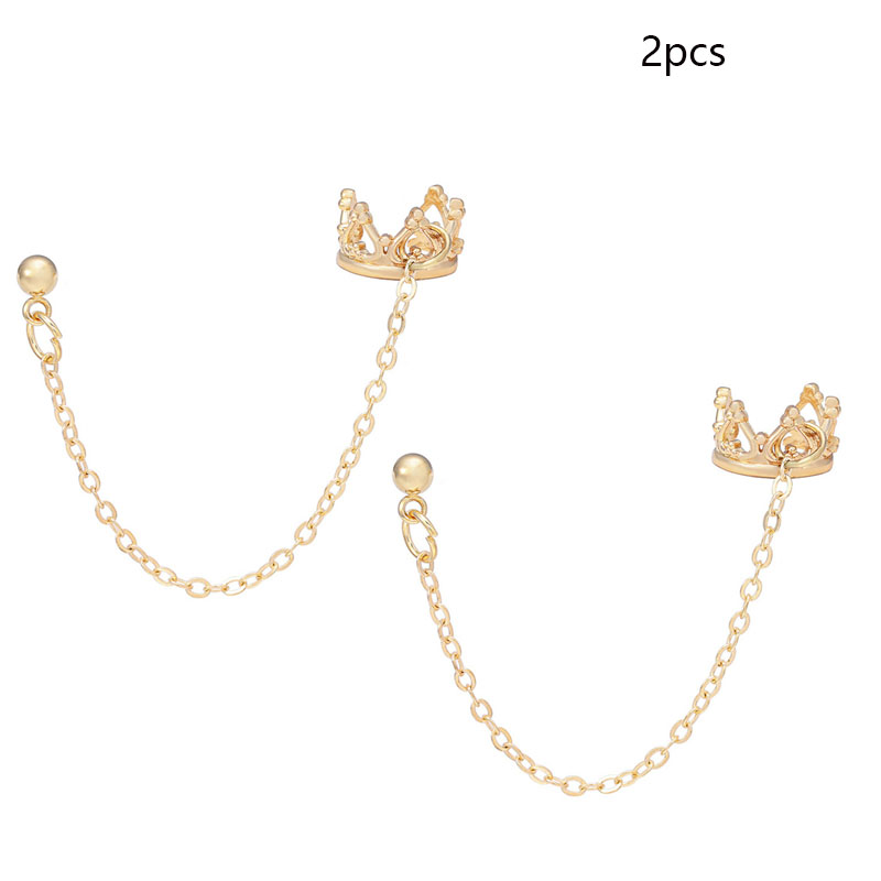 Boucles d'oreilles à Clip en forme de feuilles de couleur argent pour femmes et hommes, manchette d'oreille créative Simple en C, ensemble de clips d'oreille Non perçants, bijoux tendance,: Plaqué platine