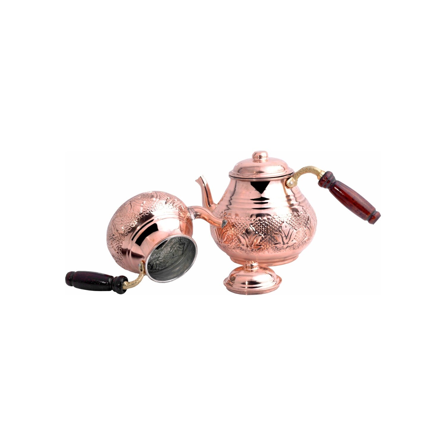 Teapots Tea Pot Copper Handmade Tea Set Traditional Turkish Chinese Japanese Asian Tea Coffee Kettle Boiler Christmas