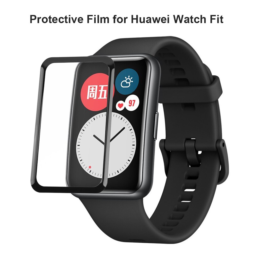 2Stck 3D Verbund Bildschirm Schutz für Huawei Uhr passen Smartwatch Zubehör