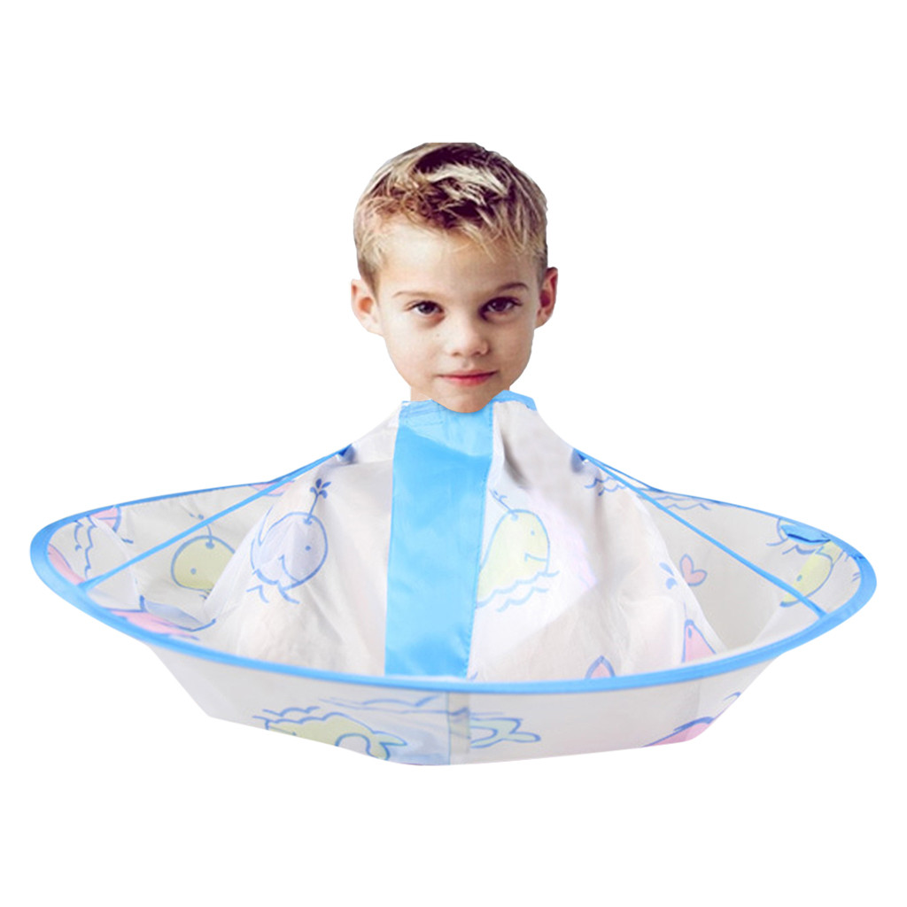 Kids Boy Hair Cutting Cape Haircut Gown Hairdresser Barber Apron Hairdressing Children Barber Hairdressing Tools