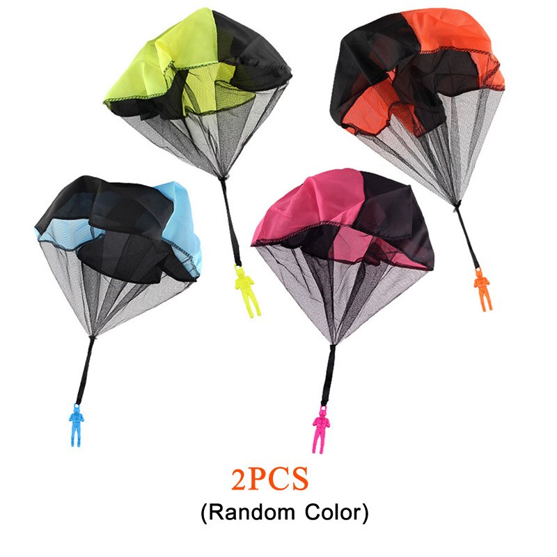 Hand Gooien Kids Mini Licht Spelen Parachute Speelgoed Voor Kinderen Outdoor Games Soldaat Outdoor Sport Educatief Speelgoed Kids Zxh: 2Pcs random