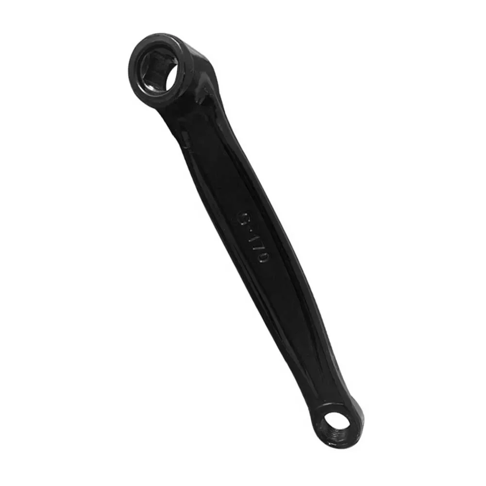 Mountainbike crankarm met volledig massieve constructie, 170mm/165mm/152mm diamantvormige ruitvormige ketting, crank, pedalen, verbindingsstang, accessoires