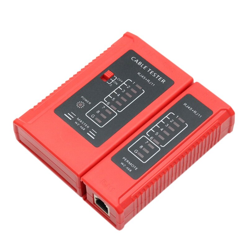 Ethernet Kabel Belangrijkste Remote Seriële Test Netwerk Rj45 Tester Tool Draad RJ11 Rj12 8P 6P Lijn Telefoon 8p8c 6p4c
