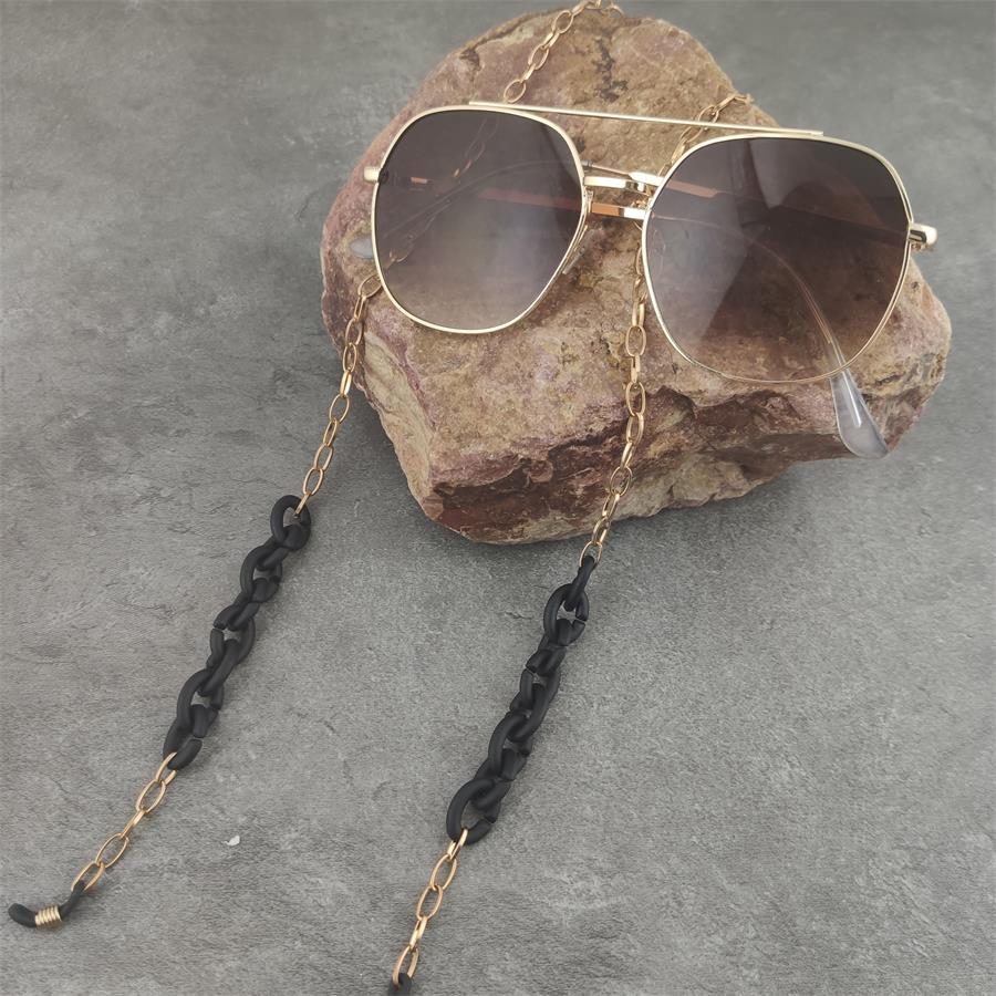 Handmade Wooden Beads Eyewears Chains Black Beaded Sunglass Eyeglass Lanyards Cord Holder Glasses Ropes For mask: 19