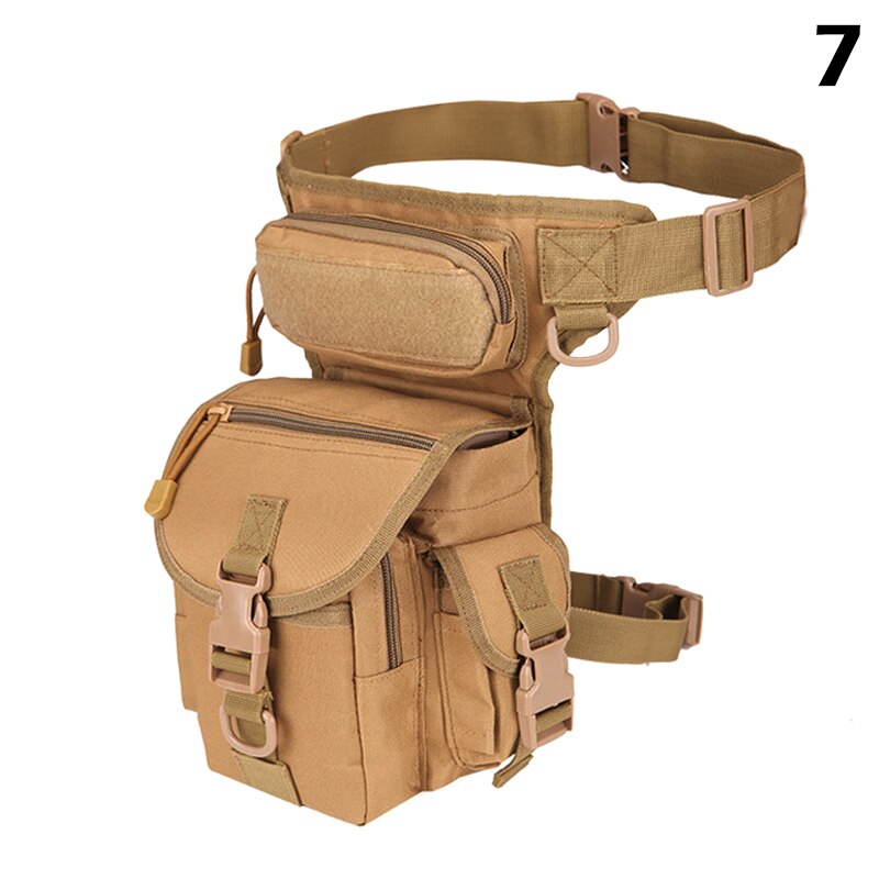 Waist Bag Leg Tool Thigh Pack Large Capacity Waterproof for Camping Hiking B2Cshop: Style 7