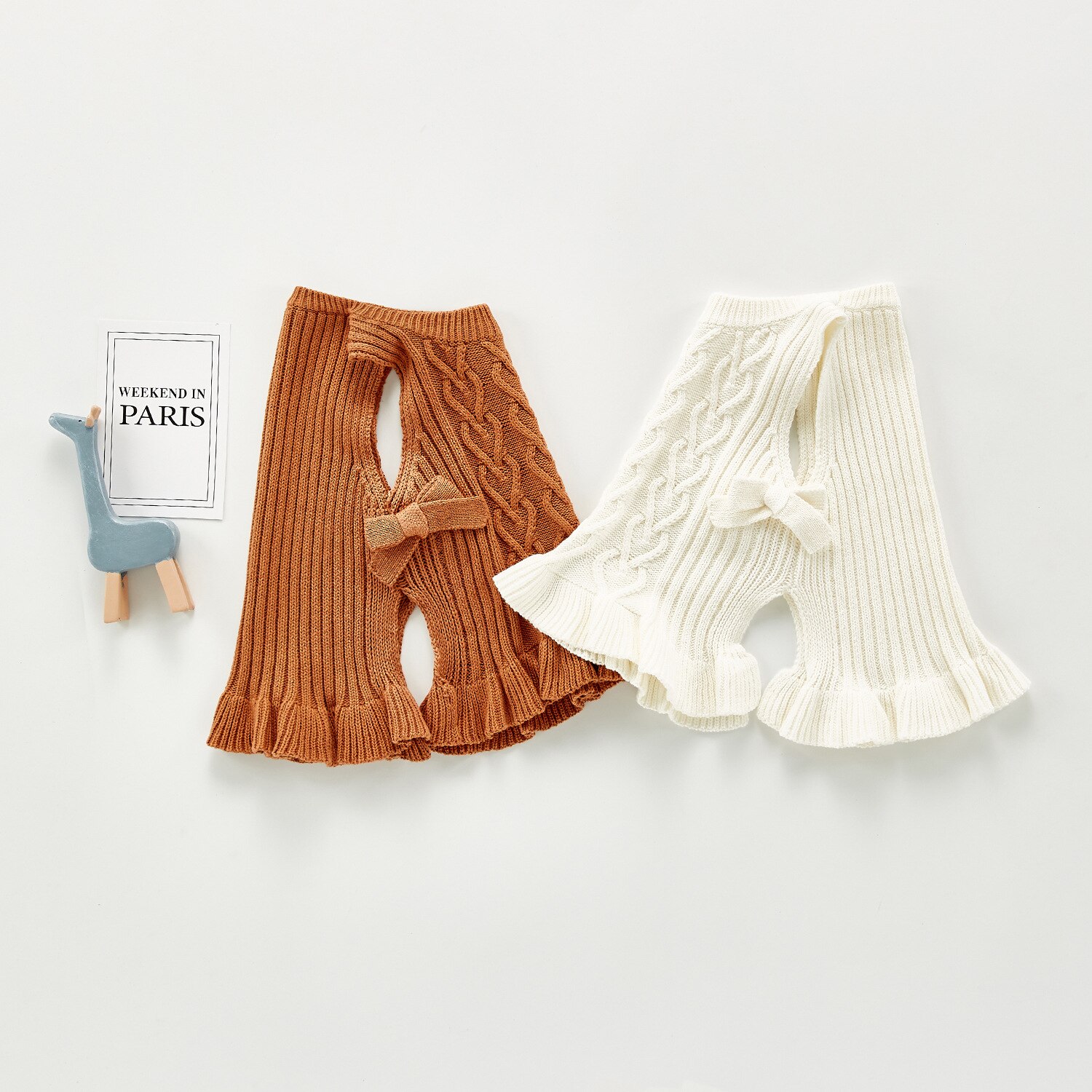 Herfst Kinderen Vesten Baby Meisjes Mouwloze Trui Meisjes Gebreide Vest Ruche Boog Baby Meisjes Bovenkleding