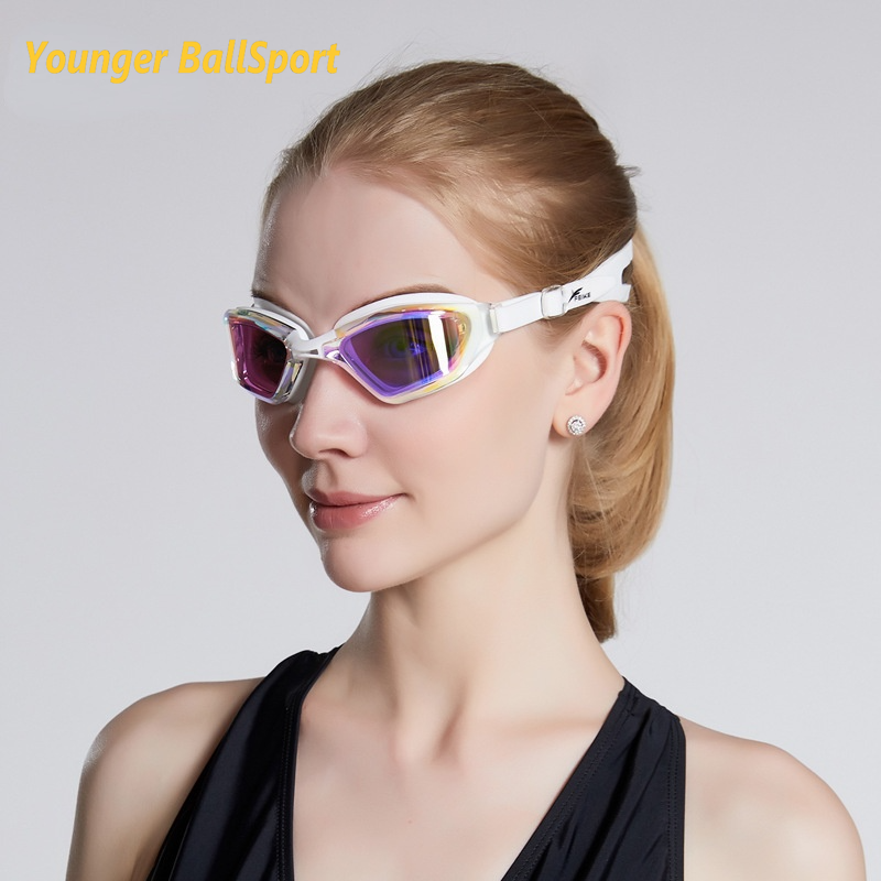 Swimming Waterproof Soft Silicone Glasses Swim Eyewear Clear HD Anti-Fog UV Men Women Goggles Diving Glasses Adlut