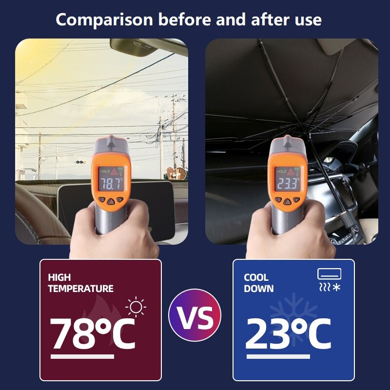 Car Sunshade Umberlla Car Sun Shade For Windshiele Cover Auto Windscreen Cover Interior UV Protector Accessories