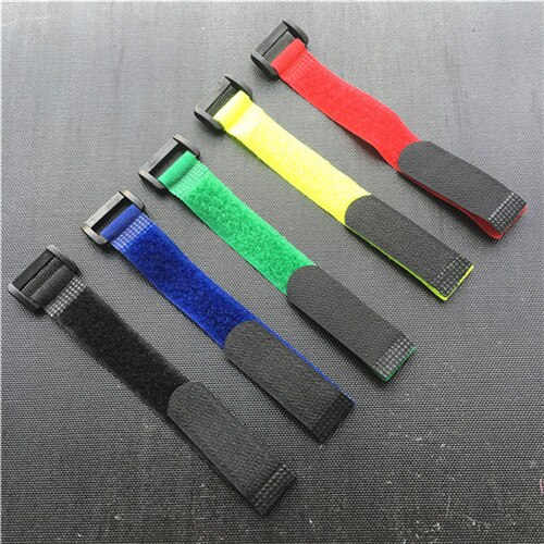 10Pcs 20*200Mm Magic Tape Kabelboom Tapes Cable Tie Cord Computer Kabelhaspel Kabelbinders Haak loop Sluiting Tape: Each 2pcs