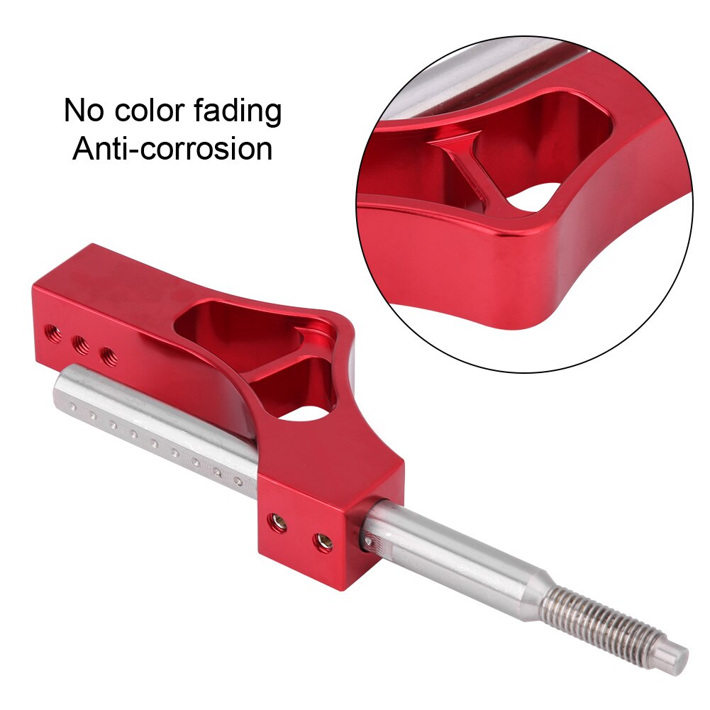 Car Stainless Steel Adjustable Height Lever Extension For Manual Shift Knob Easy To Install No Color Fading