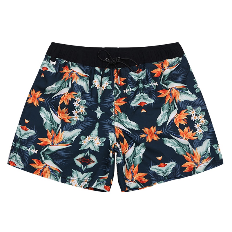 Bloemenprint Heren Board Shorts Liner Mesh Mannen Grandado