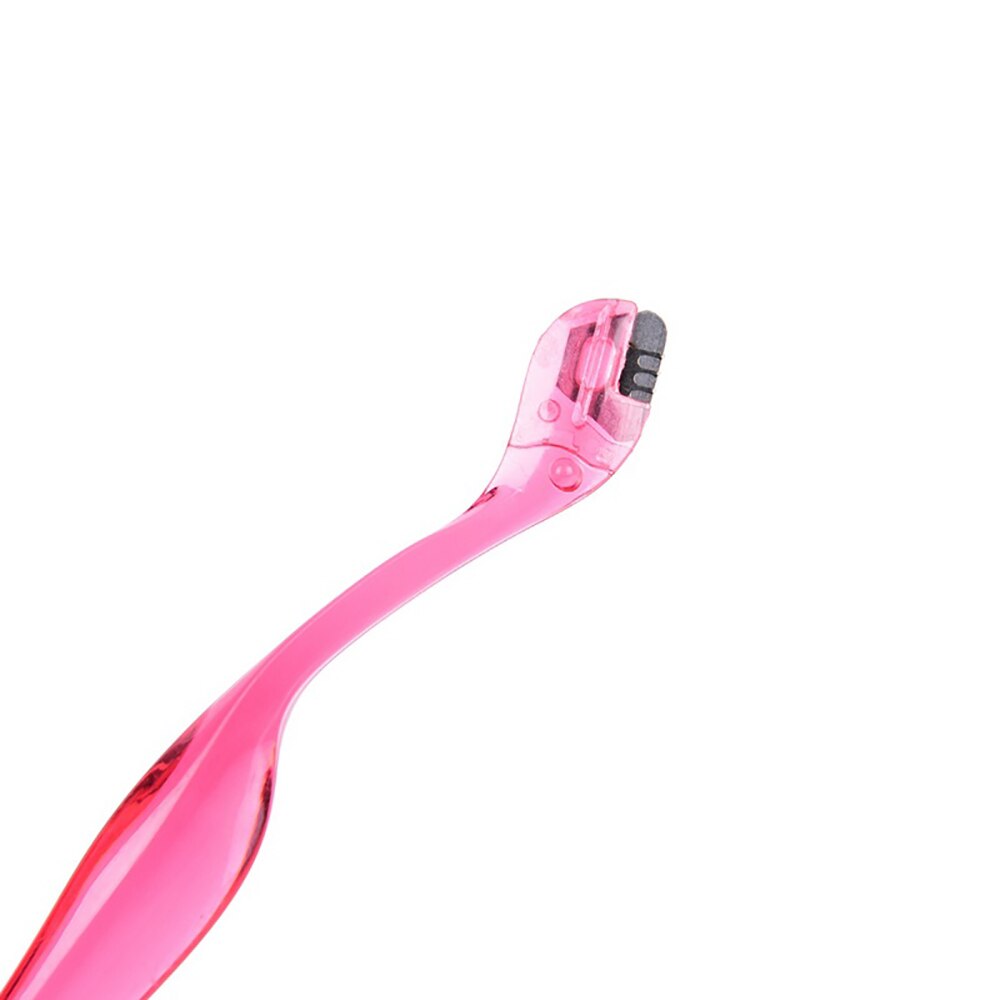 2 sztuk mini żyletki brwi przenośny trymer robić brwi kształtownik depilator twarzy golarka kosmetyczne narzędzia robić makijażu nożyczki robić brwi