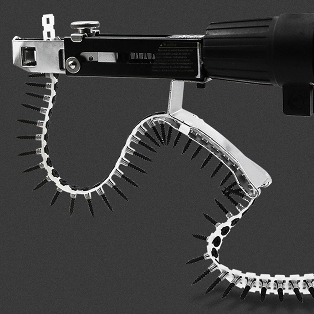 Schraube Nagel Kette für Kette Nagel Pistole Teile Bohrer Befestigung mit 50 stücke Schrauben Kette Schraube Werkzeug
