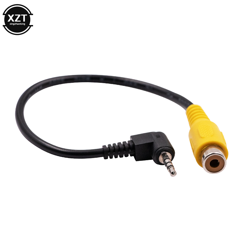 Cavo convertitore GPS cavo mini AV in cavo video Jack stereo da 2.5mm spina maschio a cavo adattatore RCA femmina per DVR per auto