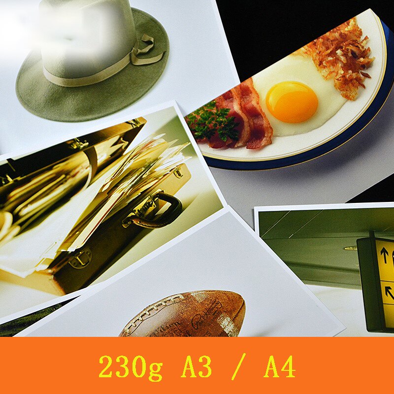 Crystal High Gloss Printer Photo Paper A3 A4 40 Sheets Photo Paper Highlight Inkjet Printing Waterproof Printer Photo Paper