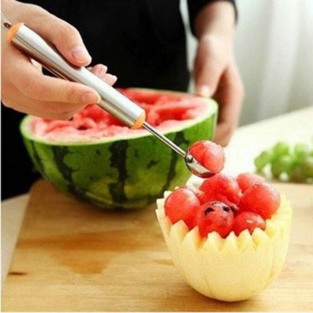 Køkkenredskaber køkken skære frugt vegetabilsk udskæring kniv mejsel kok kit grave ske melon baller værktøj