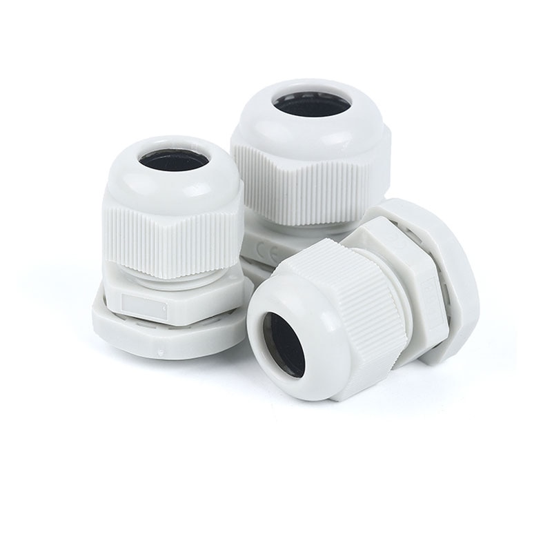 10 stücke IP68 M24 M25 M30 M32 für 12-21mm Draht Kabel CE Weiß Schwarz Wasserdichte Nylon Kunststoff kabelverschraubung Stecker