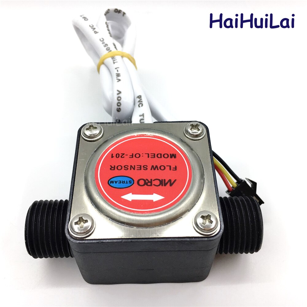 OF-201 Hall effect NPN signal pulse output 1/2" Oval Gear Flow Meter Sensor