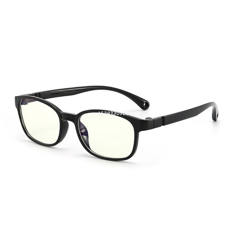Modieuze Bril Kids Blauw Licht Anti Glare Filter Kinderen Brillen TR90: BK