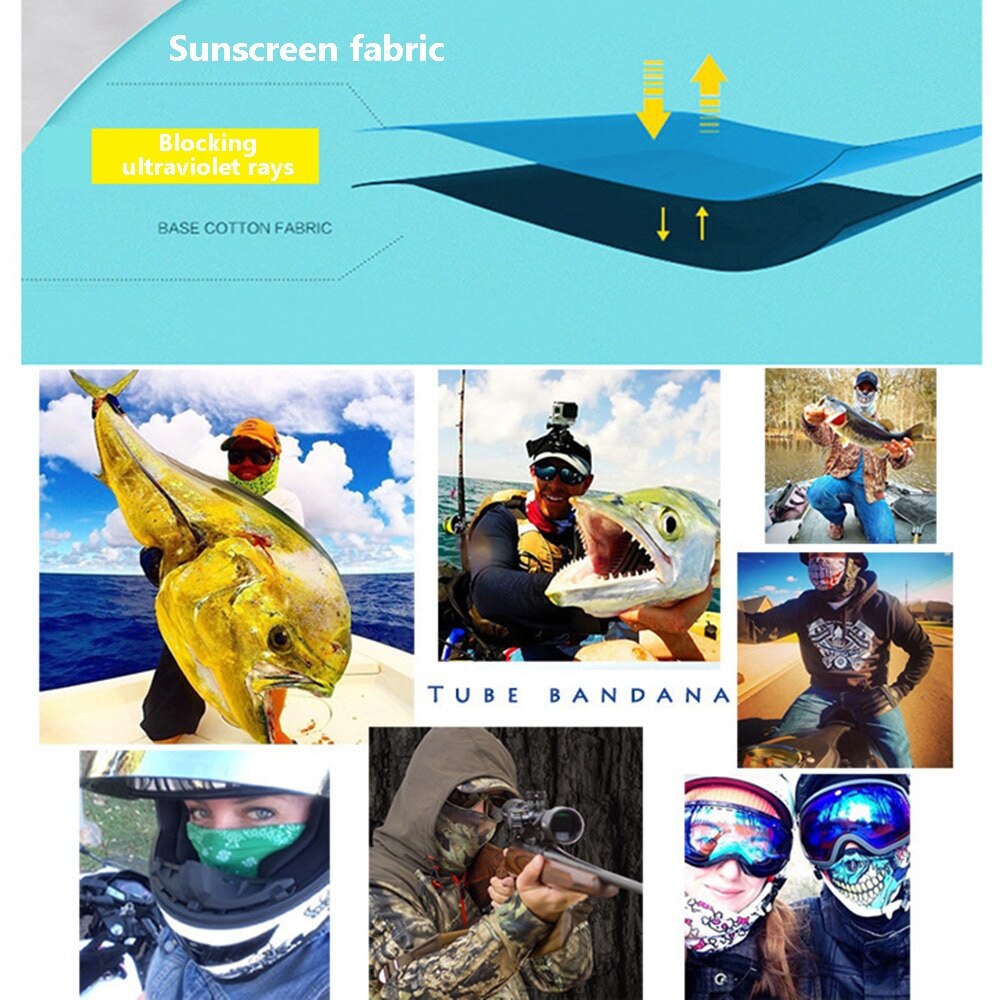 3D Drucken Gesichts Masken Männer Bandana Radfahren Ausrügestochen Hals Gamasche Radfahrer Gesicht Wandern Maske Bandanas Stirnband Ski Sturmhaube Schal