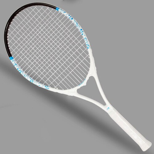 100% Full Carbon Tennisracket Max 58LBS 110sq. in Tenis Rackets Met Snaren Tassen Padel Voor Volwassen: Blauw