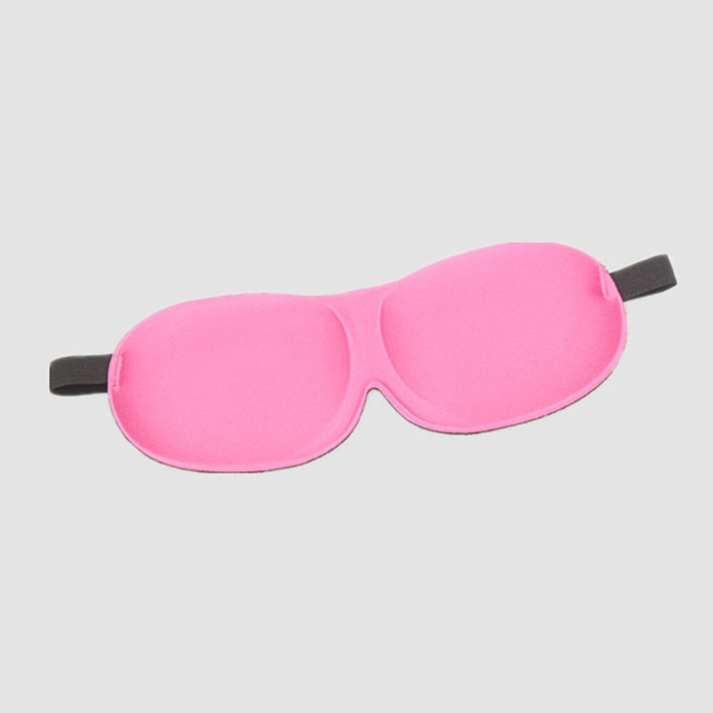 Mascarilla para dormir venda visera con los ojos vendados para el cuidado de la salud, viajes, Ayuda de sueño relajado, accesorios: Rosa