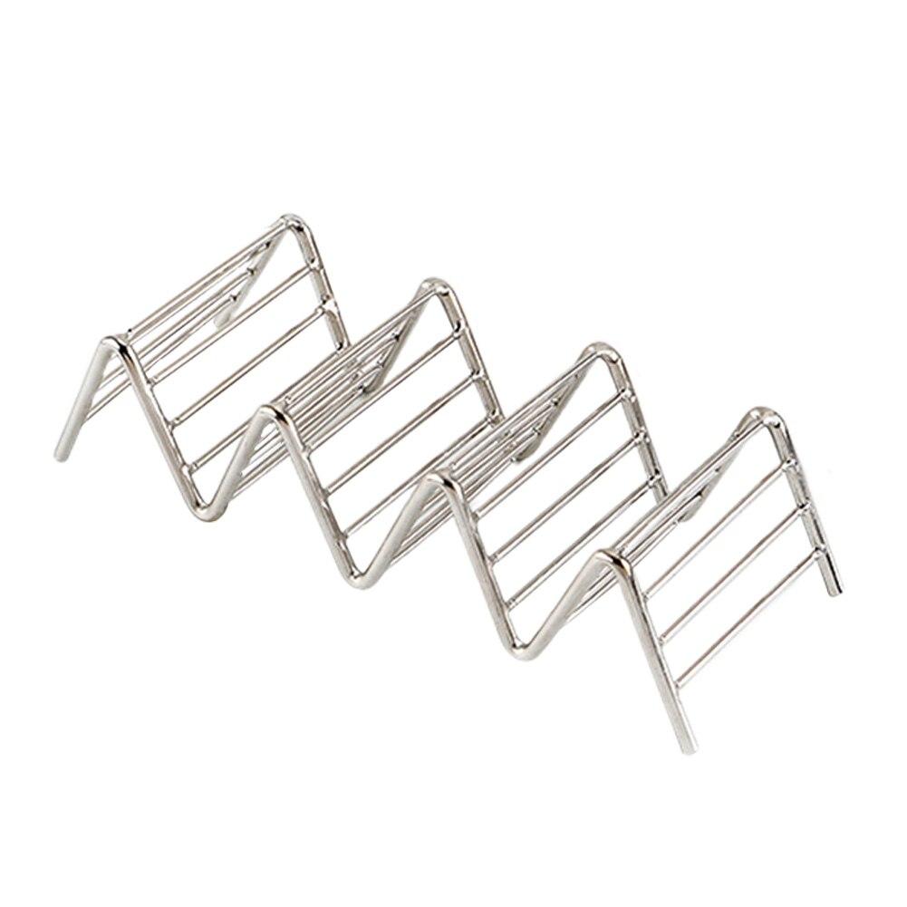 Tray Party Shell Simple Mexican Food Stainless Steel Rack Home Kitchen Stand Taco Holder Kids Modern Anti Rust Stable