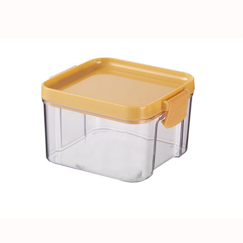 Storage Bottles and Jars Clear Plastic with Lids Food Container Spices Jar |-f-| Pots Boxes for Cereals Bottle-f-jars Sugar Bowl: B / 700ML