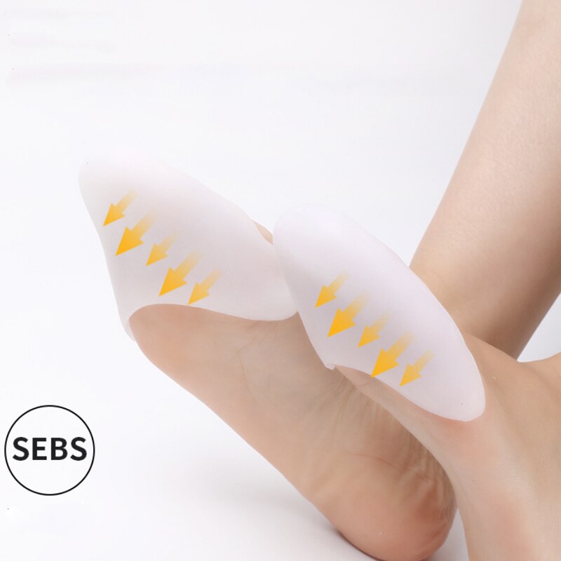 2 uds. Protector de Gel para dedos de los pies suave Ballet zapatos de baile Pointe almohadillas cuidado de los pies para mayor comodidad
