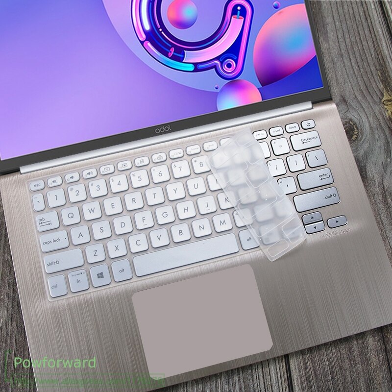 Pour ASUS Vivobook 14 A412F A412D A412FJ S412FL S412FA S412FJ S412DA S412UA S 412 Peau de Couverture De Clavier d'ordinateur portable Protecteur 14 Pouces: clear