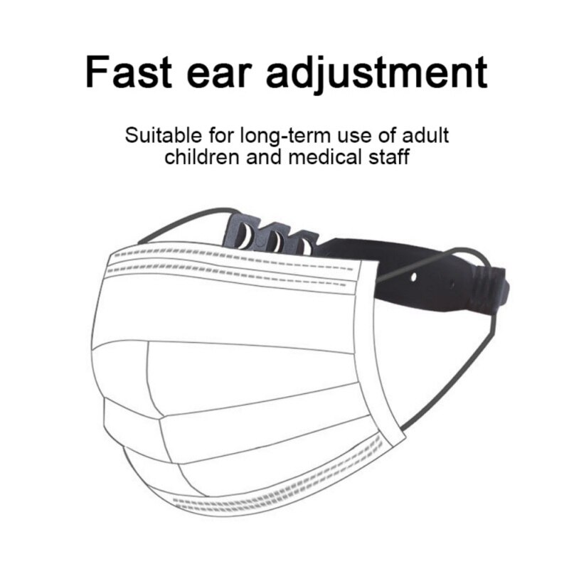 W Mask Strap Extender Anti-Tightening Mask Holder Hook Ear Strap Accessories Ear Grips Extension Mask Pain Relieved Buckle Ear