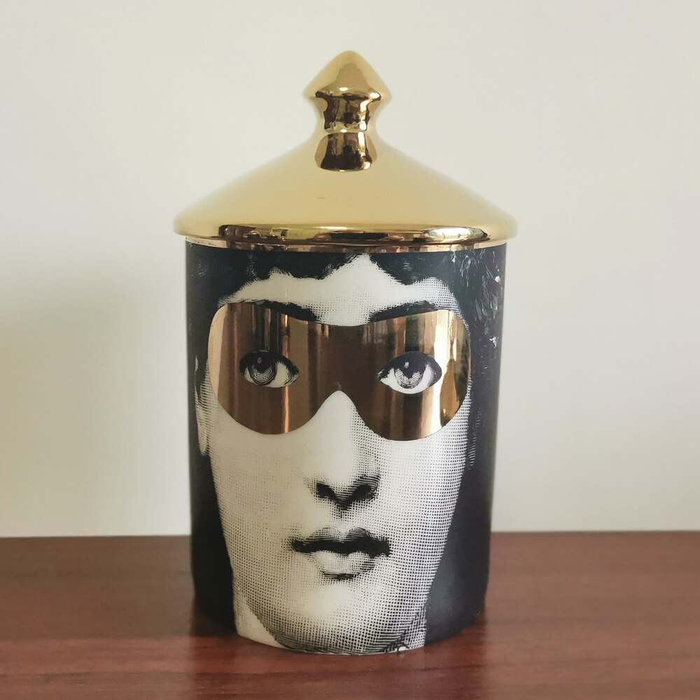 Human Face Plate Jewelry Storage Dish Ornaments Rectangular Tray Candle Holder Jar Candelabra Home Decoration tray: 18