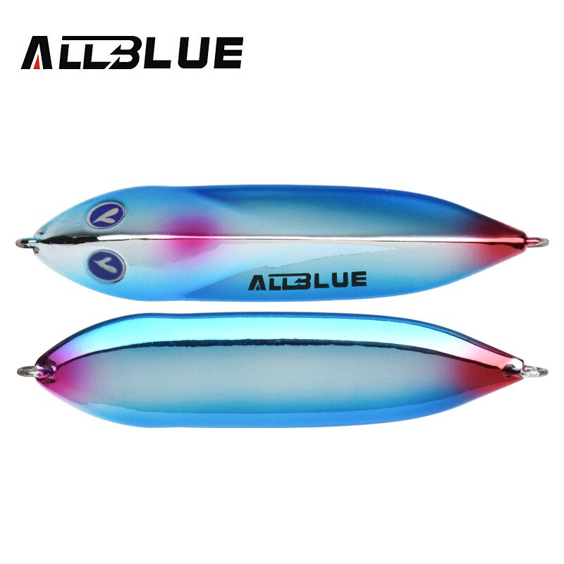 ALLBLUE SEABLUE Metal Jig Spoon 25G 40G 60G Artificial Bait Shore Fishing Jigging Lead Fish Sea Bass Fishing Lure: Color B / 40g