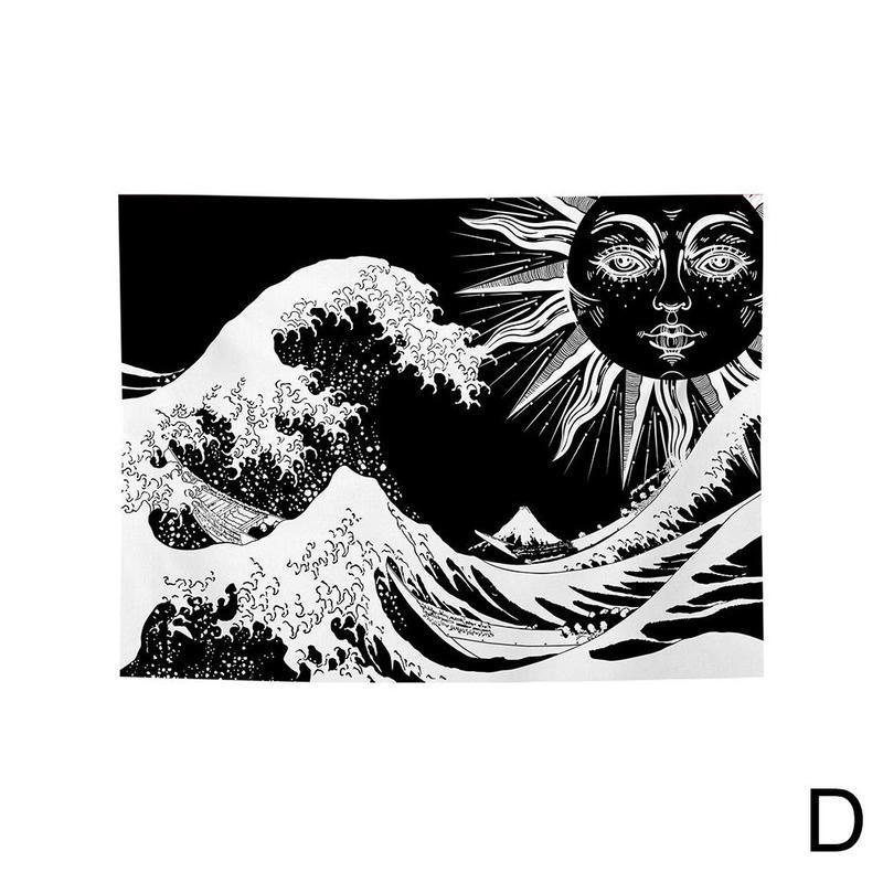 Szkielet gobelin ściany wiszące robić pokoju czary rzuć psychodeliczny dywan akcesoria gobeliny domu gorące słońce dywan dekoracji P5S7: D