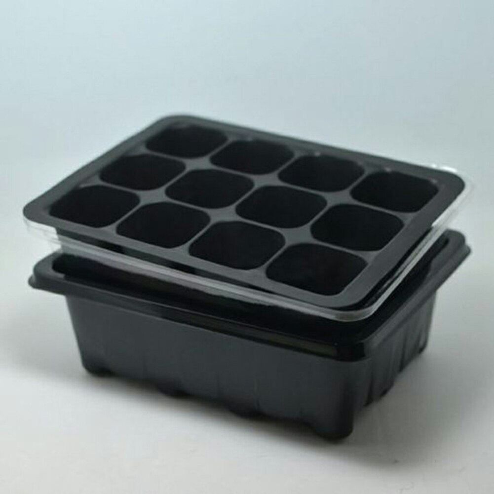 Seed Starter Kit 12 Cells Seedling Trays Gardening Germination Tray Plant Grow Kit for Gardening Propagation Bonsai Germination