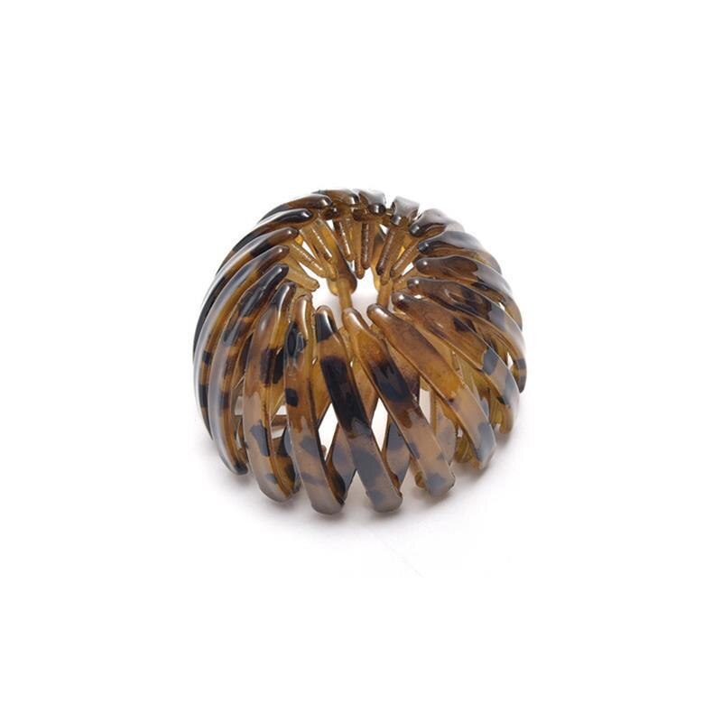 AMORCOME moda kobiety włosy kok pazur dziewczyny klamra do włosów Grab Barrettes Solid Color spinka do włosów ogon klamra włosy w koński ogon akcesoria: A-6