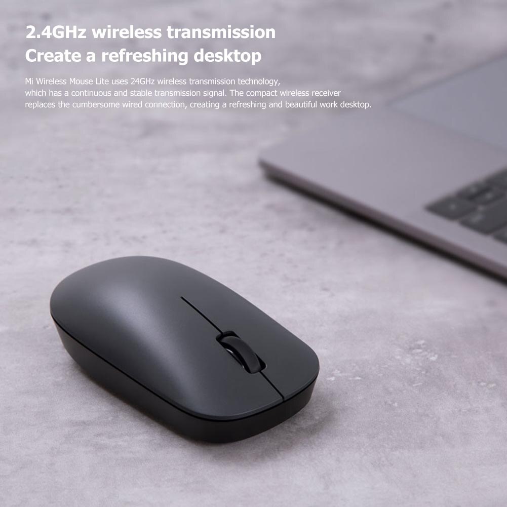 Xiaomi Ultrathin Wireless Mouse 2.4GHz 1000DPI Ergonomic Optical Mice Gaming Mouses For Laptop Windows 10