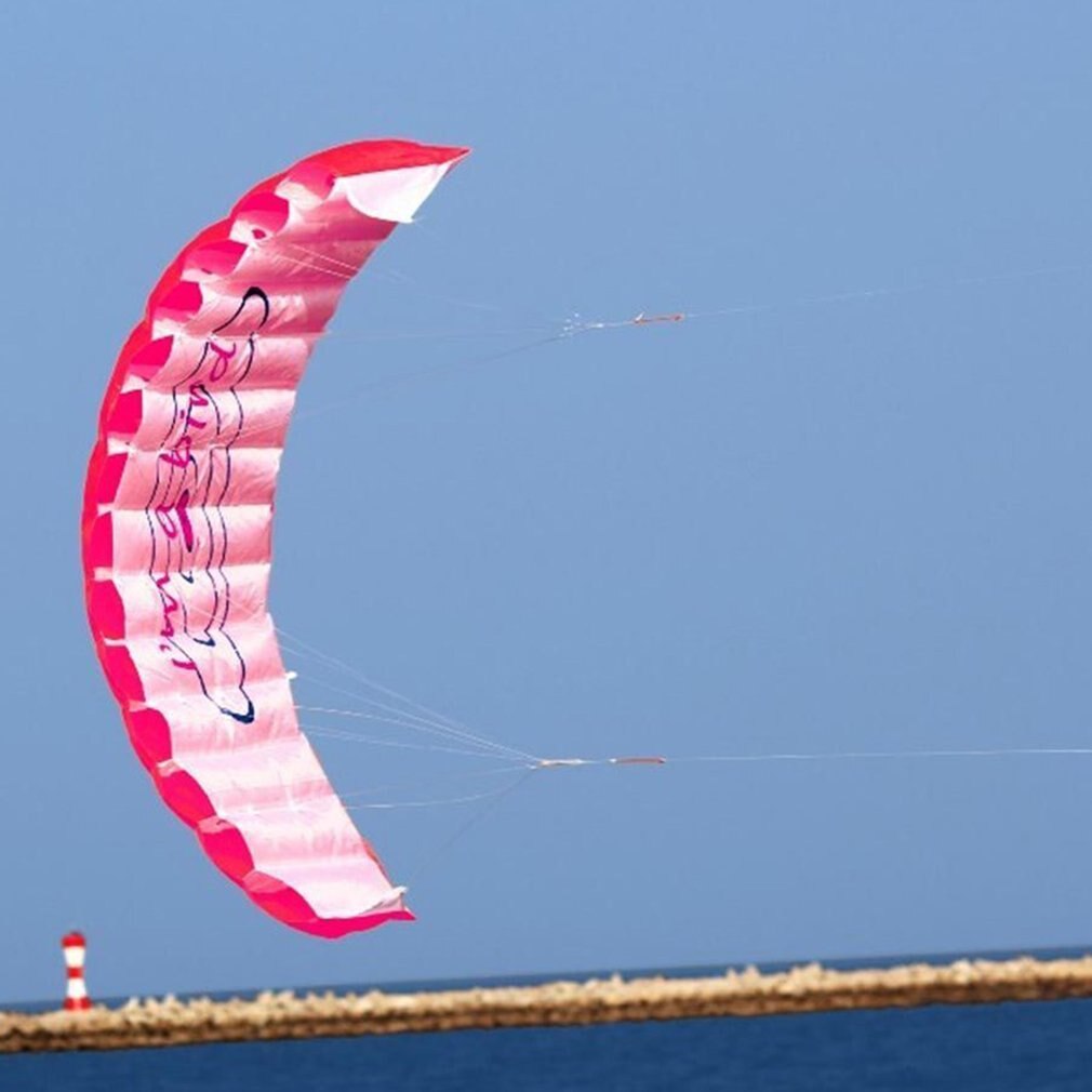 Stunt Kitesurfing Kite - 140x55cm - Dubbla Linor - Nylon - För Vuxna & Barn