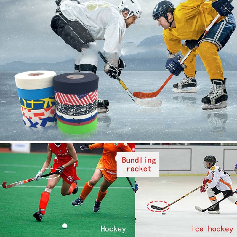 1pc 2.5cm x 25m klut hockey tape sport sikkerhet fotball volleyball basketball knebeskyttere hockey stick tape albue golf tape