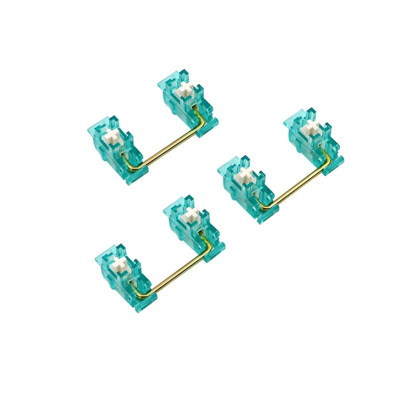 Mechanical Keyboard Modifier Plate Mount Screw-in Stabilizers Transparent Blue Steel Wire 6.25X Keycap Stabilizers