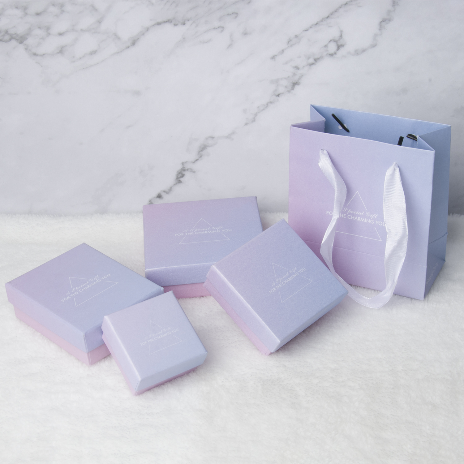 Joyero de papel, cajas de cartón para pulseras, anillos, de joyería, embalaje de exhibición, caja de embalaje de almacenamiento