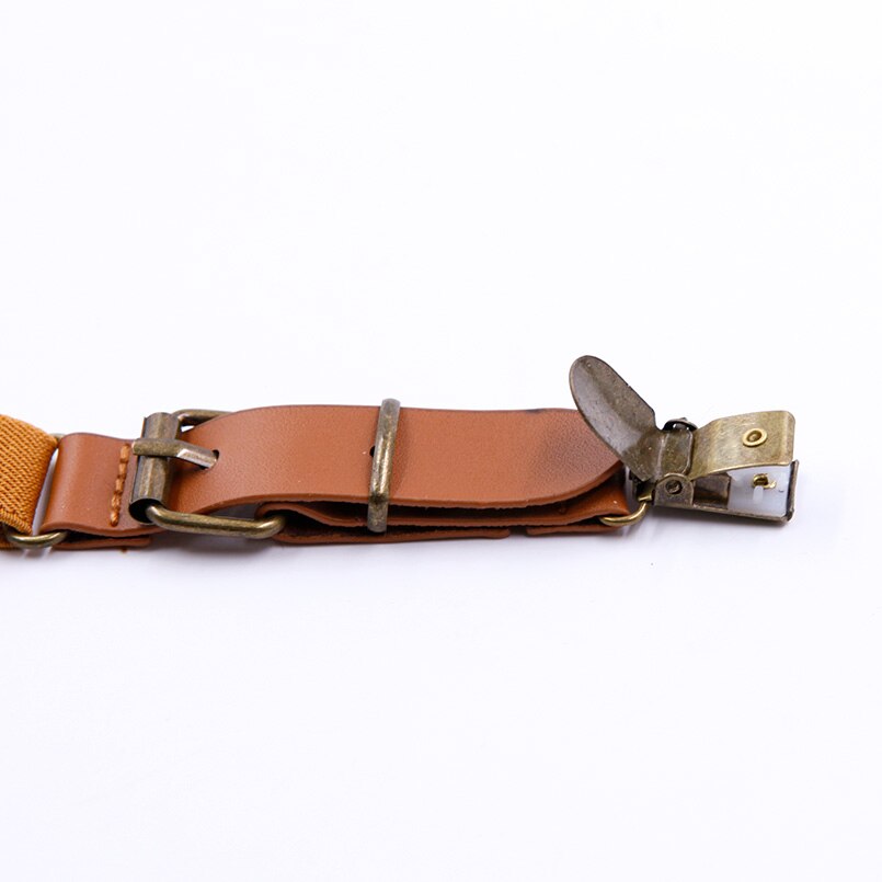 freundlicher leder hosenträger Baby hosenträger Starke 3Clips Hosen Suspensorio Gummiband größe 2.5*70cm