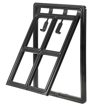 Haustier SuppliesPet DoorDog DoorPet Bildschirm DoorPet Bildschirm WindowDog Bildschirm DoorCat Bildschirm DoorAnti-Moskito DoorFree Zugriff: Schwarz / 29X24CM
