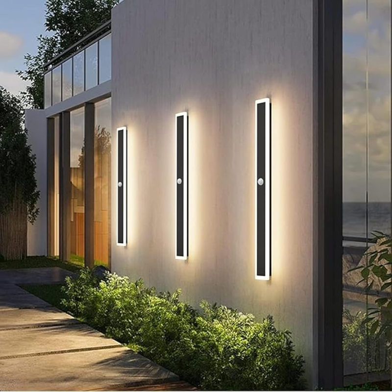 Buitenwandlamp Met Bewegingssensor 110-240V IP65 Waterdichte Veranda Lamp LED Lange Tuinlamp Villa Garage Verlichtingsarmatuur