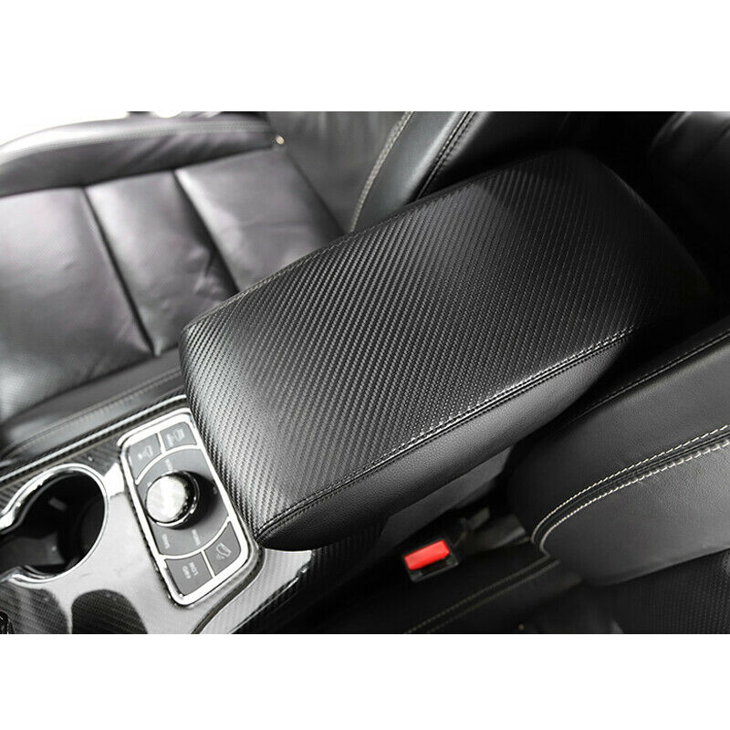 Carbon Fiber Car armrest cover Center Console For Jeep Grand Cherokee Armrest Covers Armrest Storage Box Cover Trim