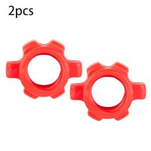 Barbell Bar Dumbbell Bar Lock Bodybuilding Dumbbell Nut Fitness Hexagon Plastic Quick Remove Weight Lifting: Beige