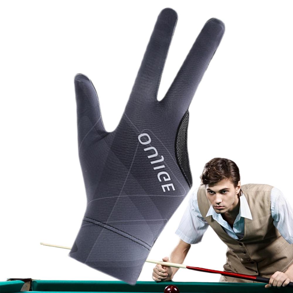 Schwimmbad trainieren Finger handschuhe Sanft Schwimmbad & Billard handschuhe unisex Billard Zubehör Warteschlange Aktion Handschuhe für Amateur oder: XXL / Blau
